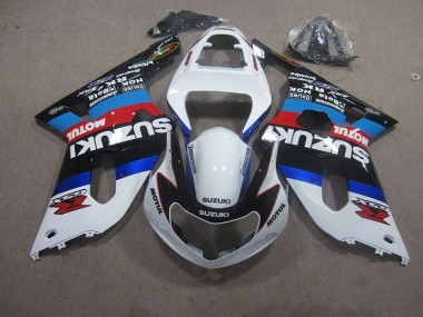 Blanc Bleu Motul 01-03 GSXR 600 Carénage Moto