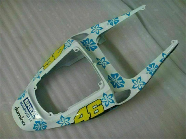 Blanc Bleu Nastro Azzurro 46 05-06 CBR600RR Carénages Moto Blanc Bleu Nastro Azzurro 46 05-06 CBR600RR Carénages Moto