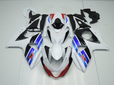 Blanc Bleu Noir 09-16 GSXR 1000 Carénage Moto