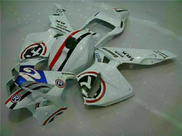 Blanc Bleu R 2 03-04 CBR600RR Carénage Moto Blanc Bleu R 2 03-04 CBR600RR Carénage Moto