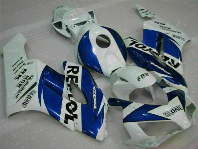Blanc Bleu Repsol 04-05 CBR1000RR Carénage Moto Blanc Bleu Repsol 04-05 CBR1000RR Carénage Moto
