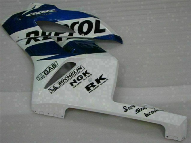 Blanc Bleu Repsol 04-05 CBR1000RR Carénage Moto Blanc Bleu Repsol 04-05 CBR1000RR Carénage Moto