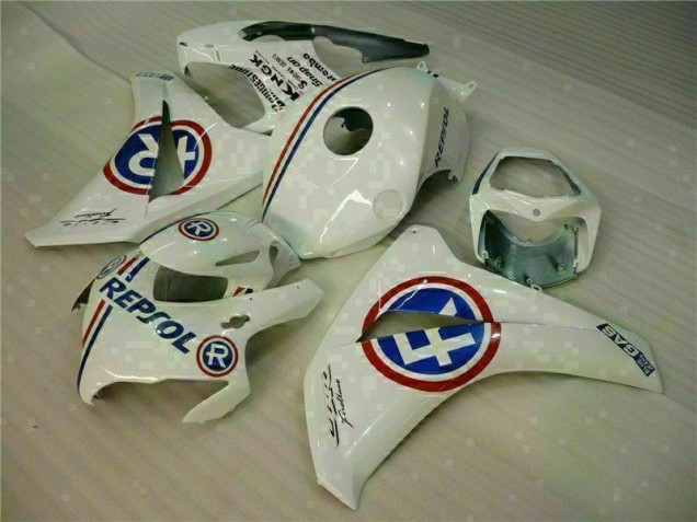 Blanc Bleu Repsol 08-11 CBR1000RR Carénage Moto Blanc Bleu Repsol 08-11 CBR1000RR Carénage Moto