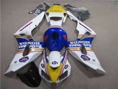 Blanc Bleu Rothmans 06-07 CBR1000RR Carénage Moto