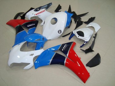 Blanc Bleu Rouge 08-11 CBR1000RR Carénage Moto
