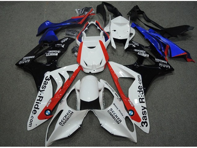Blanc Bleu Rouge 09-14 S1000RR Carénage Moto Blanc Bleu Rouge 09-14 S1000RR Carénage Moto