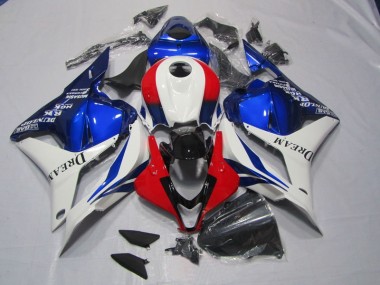 Blanc Bleu Rouge DREAM 09-12 CBR600RR Carénage Moto