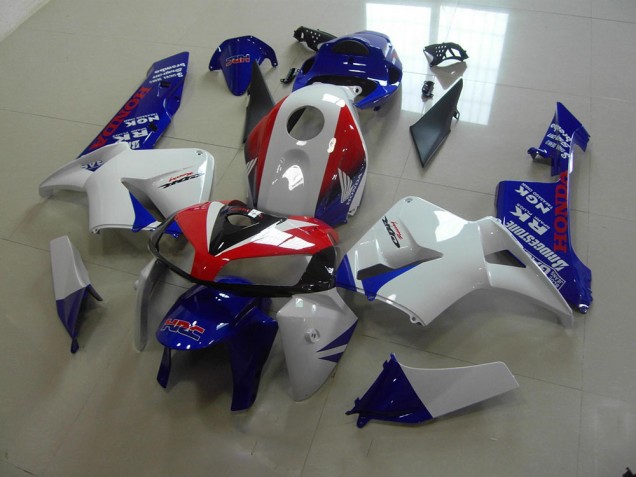 Blanc Bleu Rouge HRC 05-06 CBR600RR Carénage Moto