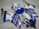Blanc Bleu Sterilgarda Volvo 08-16 YZF R6 Carénage Moto Blanc Bleu Sterilgarda Volvo 08-16 YZF R6 Carénage Moto