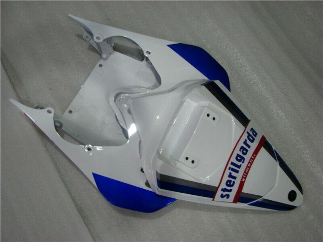 Blanc Bleu Sterilgarda Volvo 08-16 YZF R6 Carénage Moto Blanc Bleu Sterilgarda Volvo 08-16 YZF R6 Carénage Moto