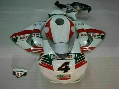 Blanc Castrol 4 08-11 CBR1000RR Carénage Moto