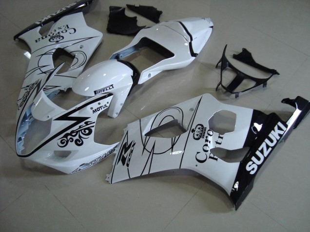 Blanc Corona 03-04 GSXR 1000 Carénage Moto Blanc Corona 03-04 GSXR 1000 Carénage Moto