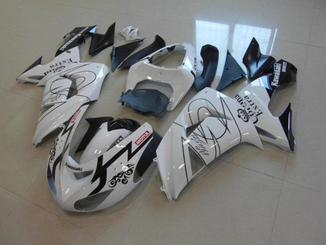 Blanc Corona 06-07 ZX10R Carénage Moto Blanc Corona 06-07 ZX10R Carénage Moto