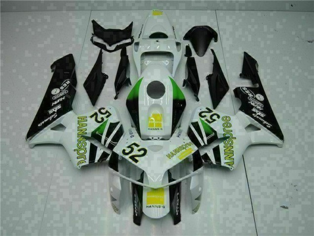 Blanc Jaune Vert 52 05-06 CBR600RR Carénage Moto