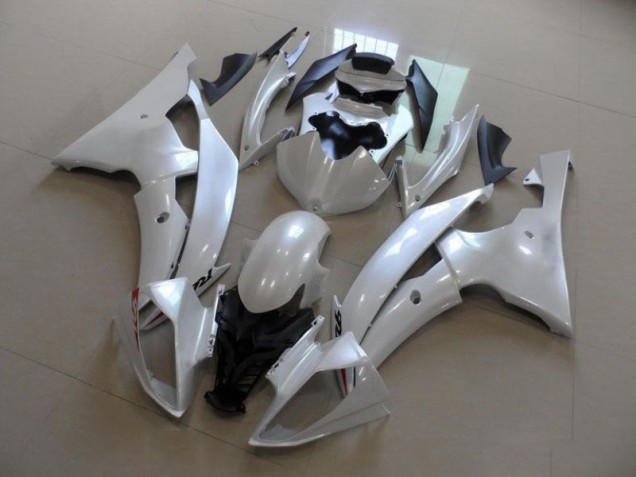 Blanc Nacré 08-16 YZF R6 Carénage Moto Blanc Nacré 08-16 YZF R6 Carénage Moto