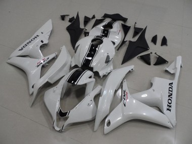 Blanc Nacré avec Noir Bande 07-08 CBR600RR Carénage Moto