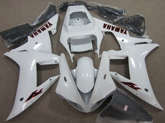Blanc Noir 02-03 YZF R1 Carénage Moto Blanc Noir 02-03 YZF R1 Carénage Moto
