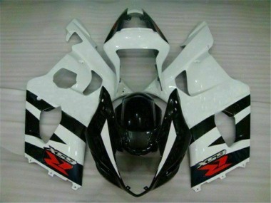 Blanc Noir 03-04 GSXR 1000 Carrosserie Moto