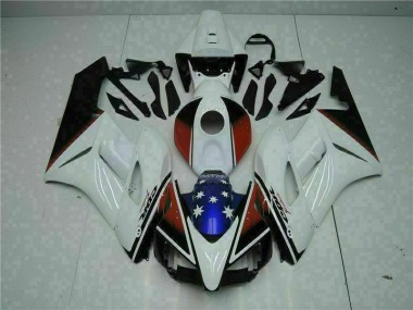 Blanc Noir 04-05 CBR1000RR Kit Carénages Motos Complet