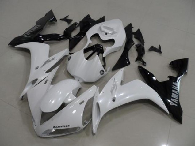 Blanc Noir 04-06 YZF R1 Carénages Moto Blanc Noir 04-06 YZF R1 Carénages Moto