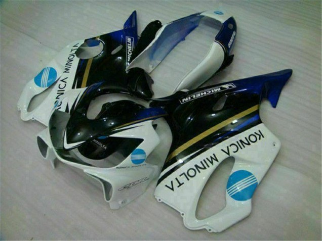 Blanc Noir 04-07 CBR600 F4i Carénages Moto Blanc Noir 04-07 CBR600 F4i Carénages Moto