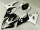 Blanc Noir 05-06 GSXR 1000 Carénages Moto Blanc Noir 05-06 GSXR 1000 Carénages Moto