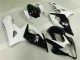 Blanc Noir 05-06 GSXR 1000 Carénages Moto Blanc Noir 05-06 GSXR 1000 Carénages Moto