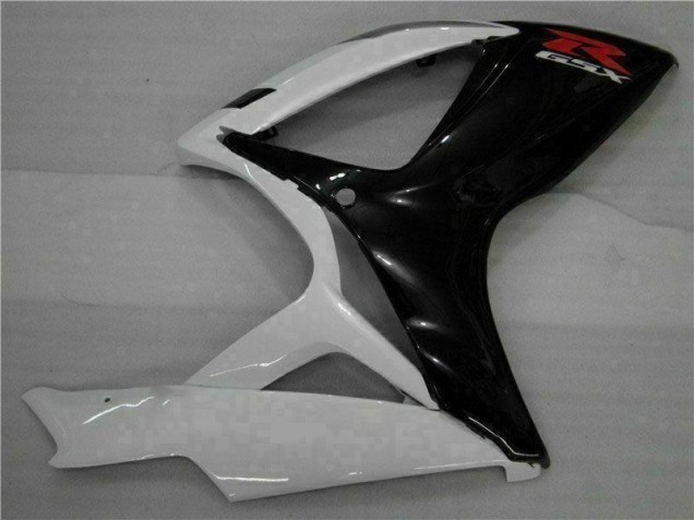 Blanc Noir 06-07 GSXR 600/750 Carénage Moto Blanc Noir 06-07 GSXR 600/750 Carénage Moto
