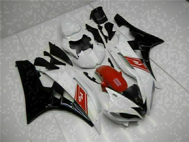 Blanc Noir 06-07 YZF R6 Carrosserie Moto Blanc Noir 06-07 YZF R6 Carrosserie Moto