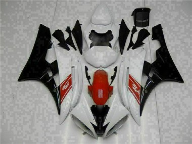 Blanc Noir 06-07 YZF R6 Carrosserie Moto