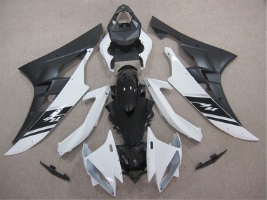 Blanc Noir 06-07 YZF R6 Kit Carénages Motos