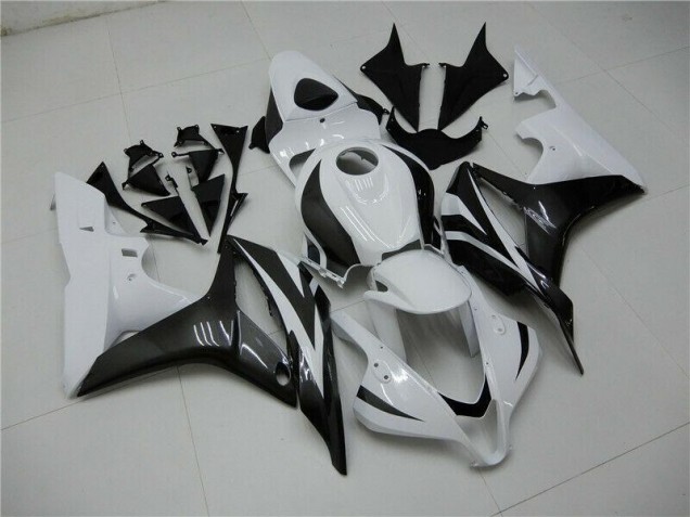 Blanc Noir 07-08 CBR600RR Carénages Moto Blanc Noir 07-08 CBR600RR Carénages Moto