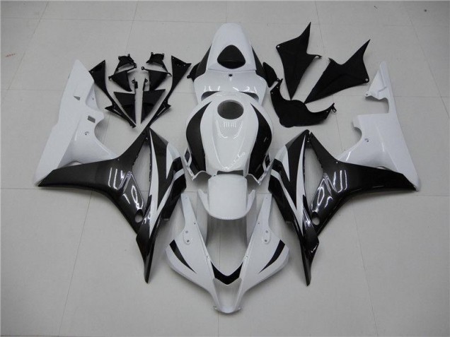 Blanc Noir 07-08 CBR600RR Carénages Moto Blanc Noir 07-08 CBR600RR Carénages Moto