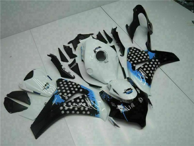 Blanc Noir 08-11 CBR1000RR Kit Carénages Motos Complet Blanc Noir 08-11 CBR1000RR Kit Carénages Motos Complet