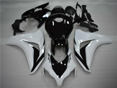 Blanc Noir 08-11 CBR1000RR Kit Carénages Motos