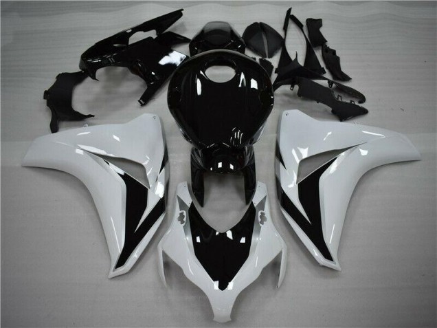 Blanc Noir 08-11 CBR1000RR Kit Carénages Motos Blanc Noir 08-11 CBR1000RR Kit Carénages Motos