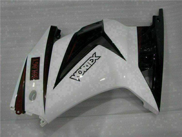 Blanc Noir 08-12 EX250 Carénage Moto Blanc Noir 08-12 EX250 Carénage Moto