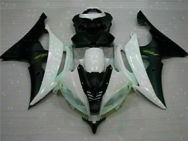 Blanc Noir 08-16 YZF R6 Carénages Moto Blanc Noir 08-16 YZF R6 Carénages Moto
