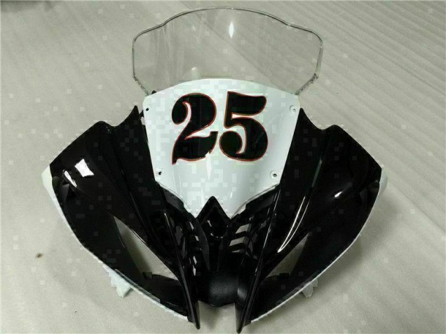 Blanc Noir 08-16 YZF R6 Kit Carénages Motos Blanc Noir 08-16 YZF R6 Kit Carénages Motos
