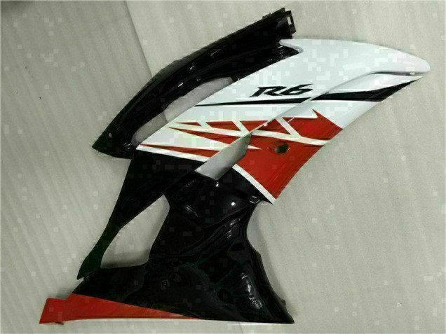 Blanc Noir 08-16 YZF R6 Kit Carénages Motos Blanc Noir 08-16 YZF R6 Kit Carénages Motos