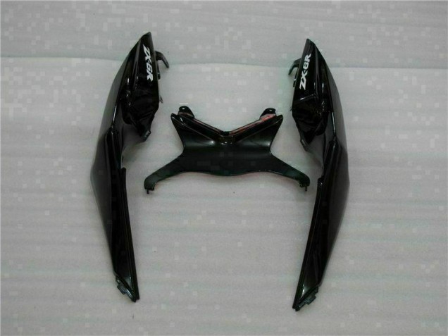 Blanc Noir 09-12 ZX6R Carénages Moto Blanc Noir 09-12 ZX6R Carénages Moto