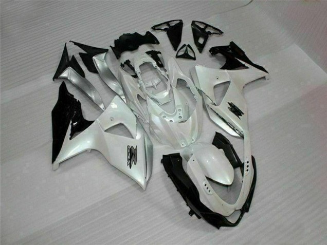 Blanc Noir 09-16 GSXR 1000 Carénages Moto Blanc Noir 09-16 GSXR 1000 Carénages Moto