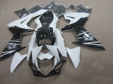 Blanc Noir 11-21 GSXR 750 Carénage Moto