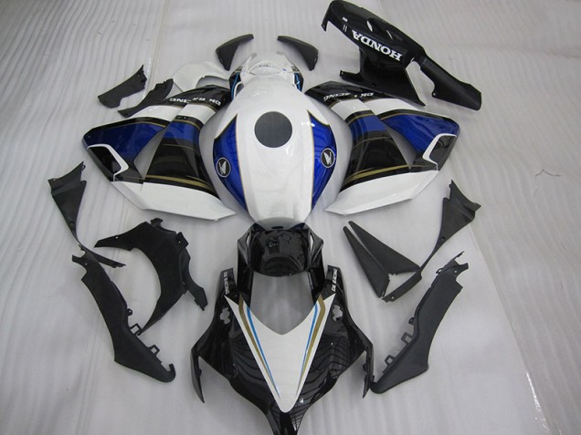 Blanc Noir Bleu 08-11 CBR1000RR Carénage Moto Blanc Noir Bleu 08-11 CBR1000RR Carénage Moto
