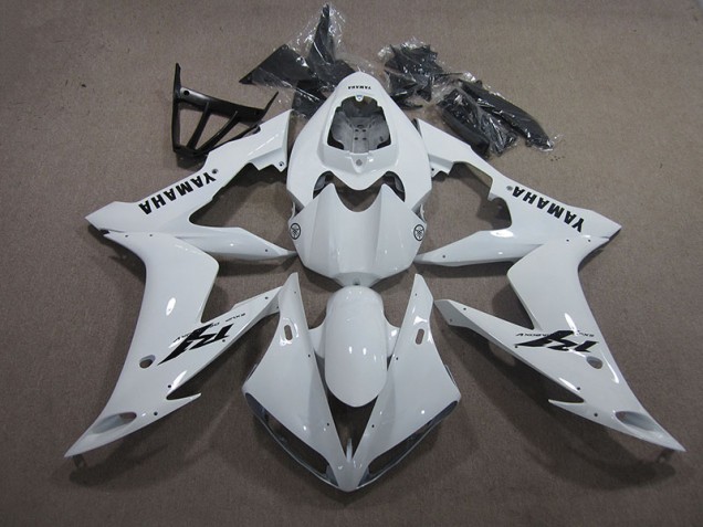 Blanc Noir Décalque 04-06 YZF R1 Carénages Moto Complet Blanc Noir Décalque 04-06 YZF R1 Carénages Moto Complet