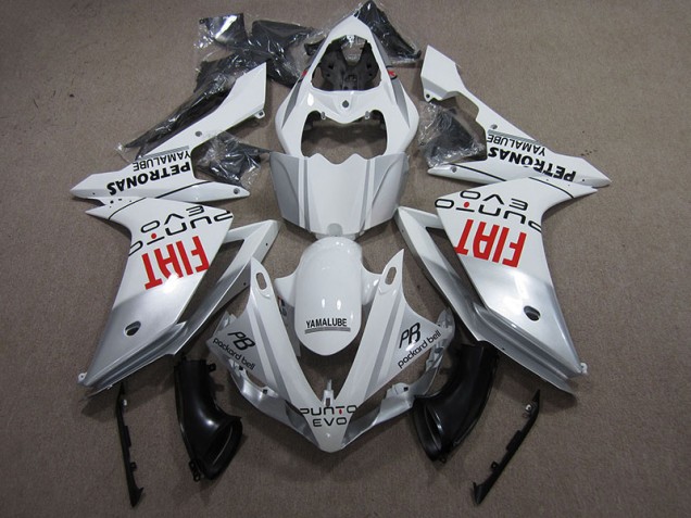 Blanc Noir PB Rouge Fiat 09-11 YZF R1 Carénage Moto