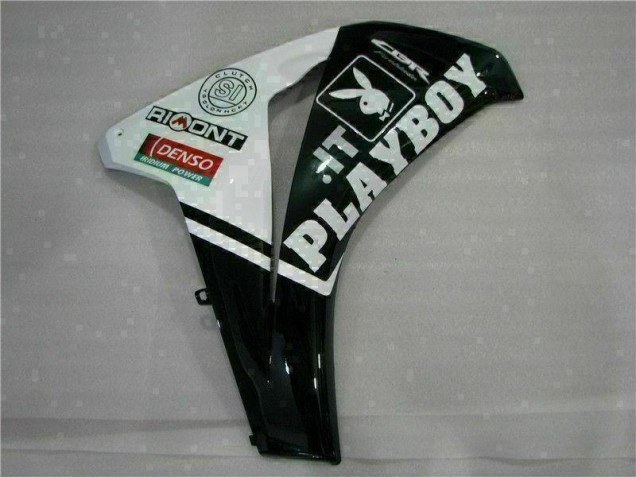 Blanc Noir Playboy 08-11 CBR1000RR Carénage Moto Blanc Noir Playboy 08-11 CBR1000RR Carénage Moto