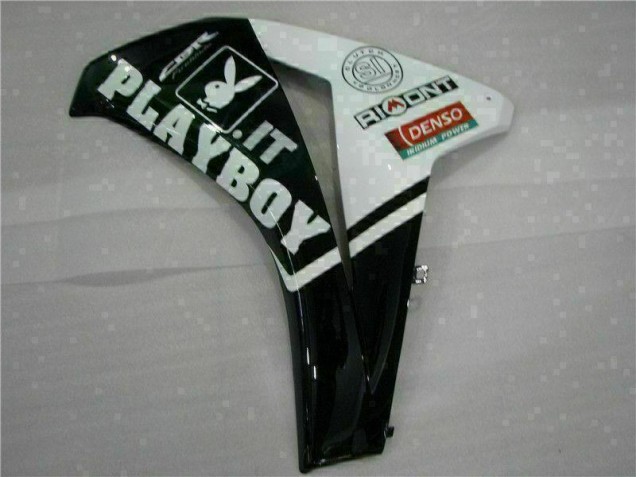 Blanc Noir Playboy 08-11 CBR1000RR Carénage Moto Blanc Noir Playboy 08-11 CBR1000RR Carénage Moto