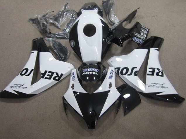 Blanc Noir Repsol 08-11 CBR1000RR Carénage Moto Blanc Noir Repsol 08-11 CBR1000RR Carénage Moto