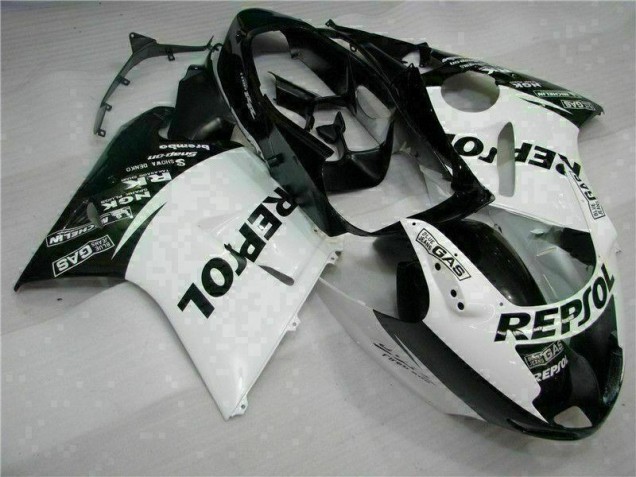 Blanc Noir Repsol 96-07 CBR1100XX Carénage Moto Blanc Noir Repsol 96-07 CBR1100XX Carénage Moto